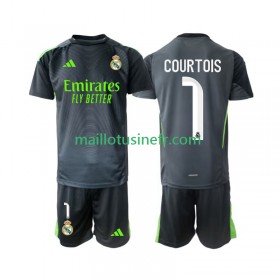 Maillot de Foot Real Madrid Thibaut Courtois 1 Gardien Troisième 2025-26 - Enfant